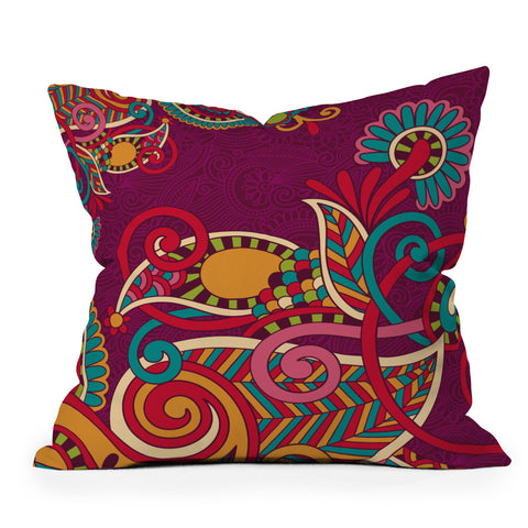 Juliana Curi Mix Pattern 2 Outdoor Throw Pillow