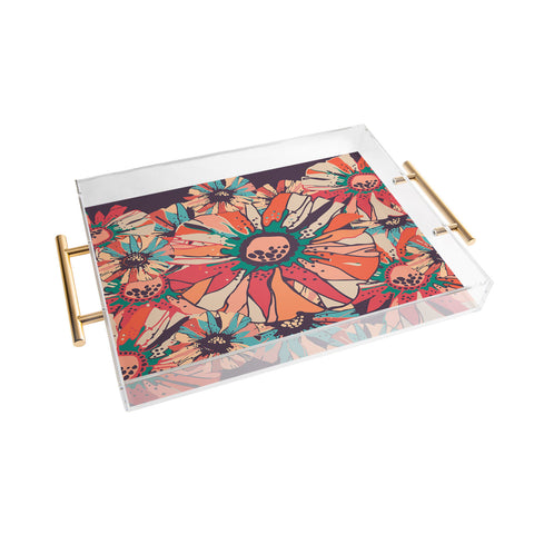 Juliana Curi Natural Flower Acrylic Tray