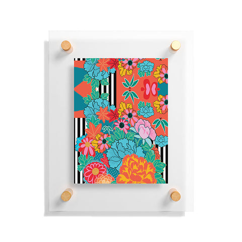 Juliana Curi Navy Modern Floating Acrylic Print