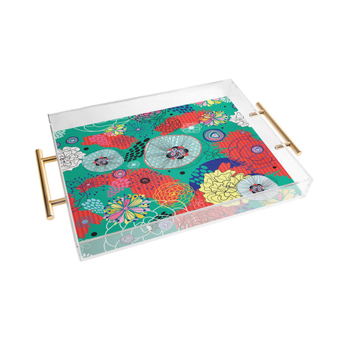 Juliana Curi Underground Flower Acrylic Tray
