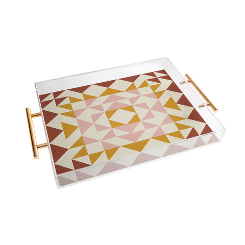 June Journal Autumn Quilt Acrylic Tray