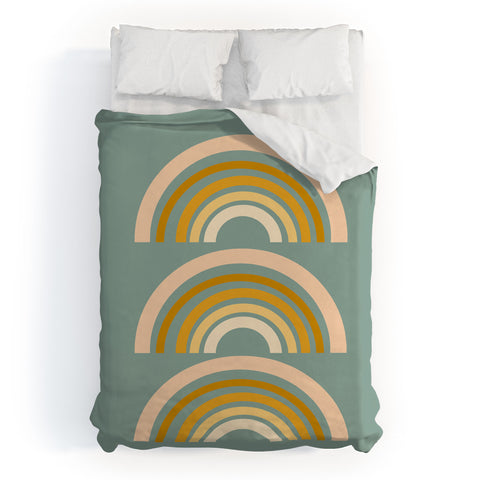June Journal Autumn Rainbows Duvet Cover