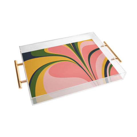 June Journal Color Swirl Acrylic Tray