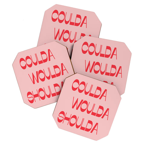 June Journal Coulda Woulda Coaster Set