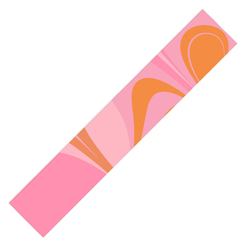 June Journal Groovy Color in Pink and Orange Table Runner