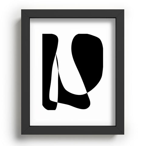 June Journal Minimalist Black and White 82 Recessed Framing Rectangle