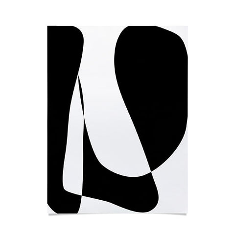 June Journal Minimalist Black and White 82 Poster