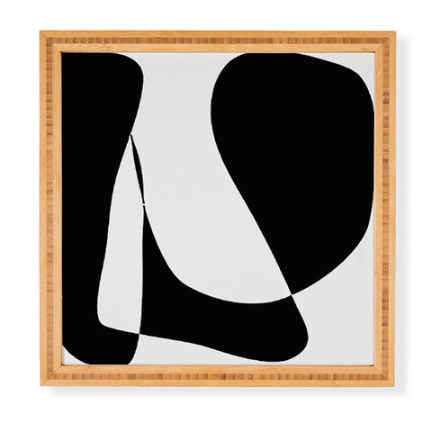 June Journal Minimalist Black and White 82 Framed Wall Art