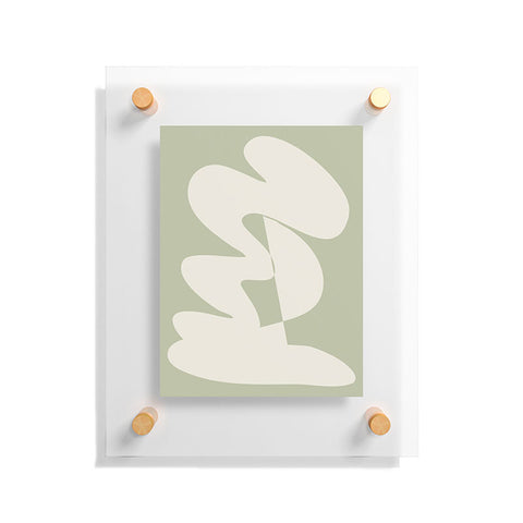 June Journal Minimalist Modern Abstract Exp Floating Acrylic Print