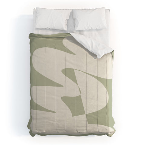June Journal Minimalist Modern Abstract Exp Comforter