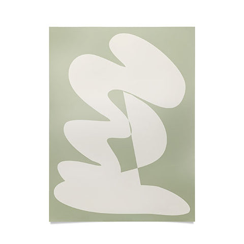 June Journal Minimalist Modern Abstract Exp Poster