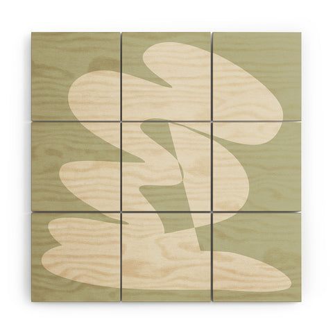 June Journal Minimalist Modern Abstract Exp Wood Wall Mural