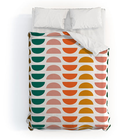 June Journal Retro Geometrics Duvet Cover