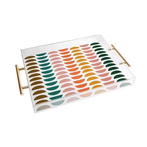 June Journal Retro Geometrics Acrylic Tray