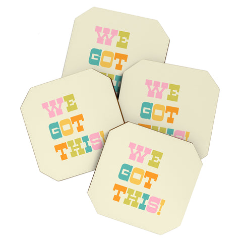 June Journal We Got This Coaster Set