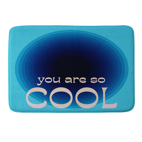 June Journal You Are So Cool Memory Foam Bath Mat