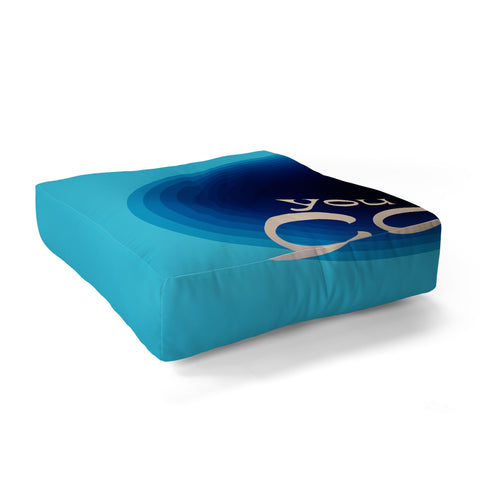 June Journal You Are So Cool Floor Pillow Square