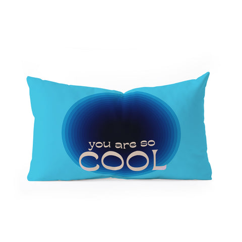 June Journal You Are So Cool Oblong Throw Pillow