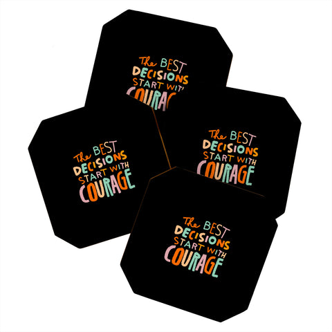 justin shiels Courage Coaster Set