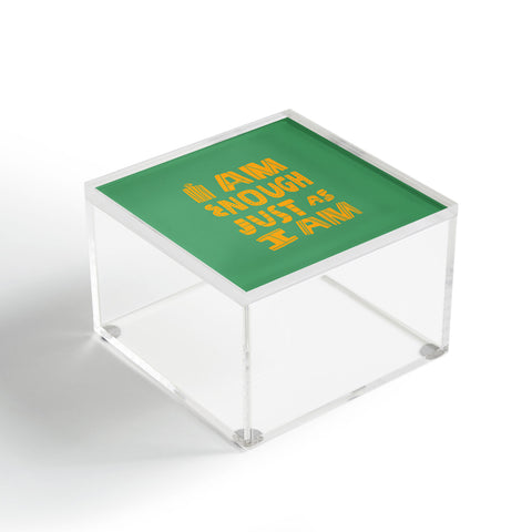 justin shiels I am Enough Just as I am Acrylic Box