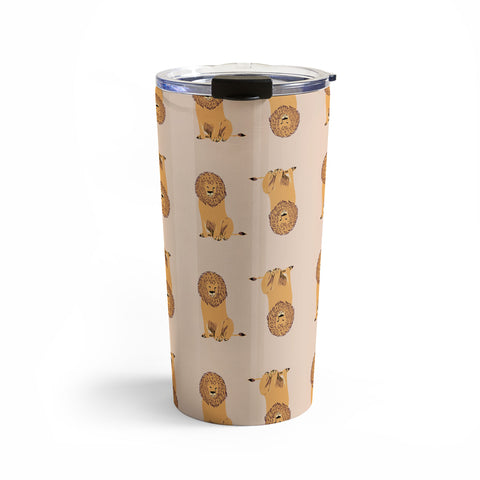 justin shiels Lions Mane Travel Mug
