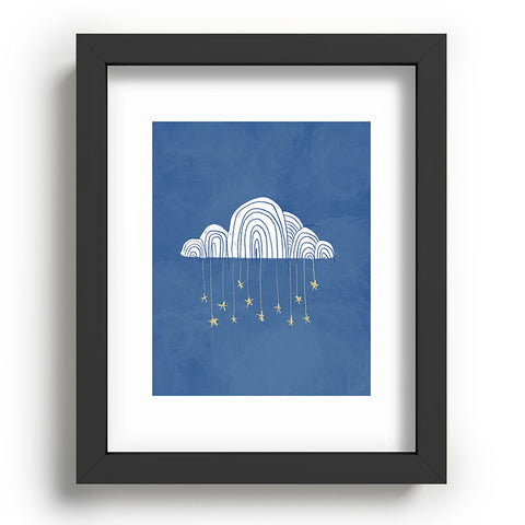 justin shiels Night Sky Childrens Art Recessed Framing Rectangle