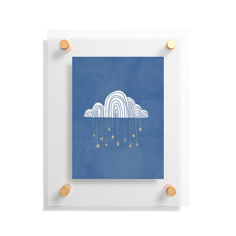 justin shiels Night Sky Childrens Art Floating Acrylic Print