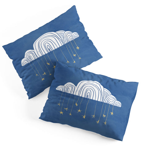 justin shiels Night Sky Childrens Art Pillow Shams