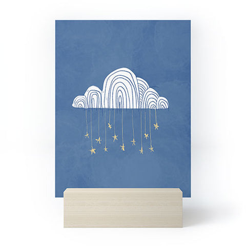 justin shiels Night Sky Childrens Art Mini Art Print