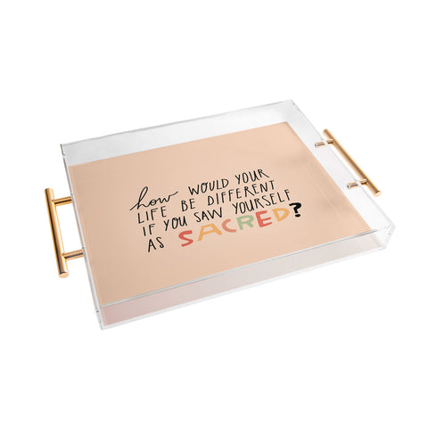 justin shiels Sacred Acrylic Tray