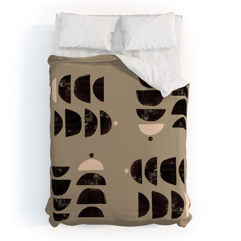 justin shiels Stacks on Stacks Duvet Cover