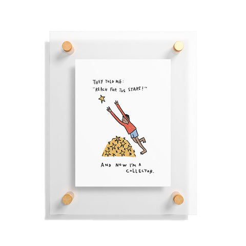 justin shiels Star Collector Floating Acrylic Print