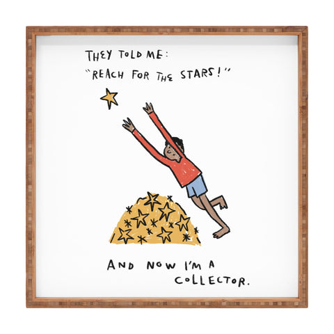 justin shiels Star Collector Square Tray
