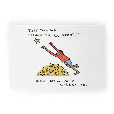 justin shiels Star Collector Welcome Mat