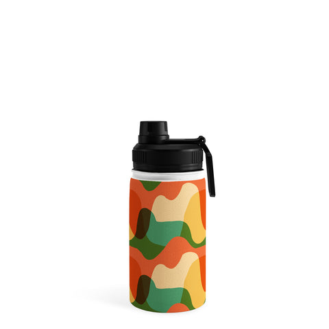 justin shiels Vintage Drip Pattern Water Bottle