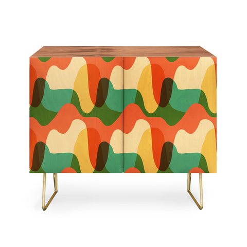 justin shiels Vintage Drip Pattern Credenza