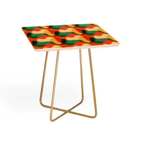justin shiels Vintage Drip Pattern Side Table