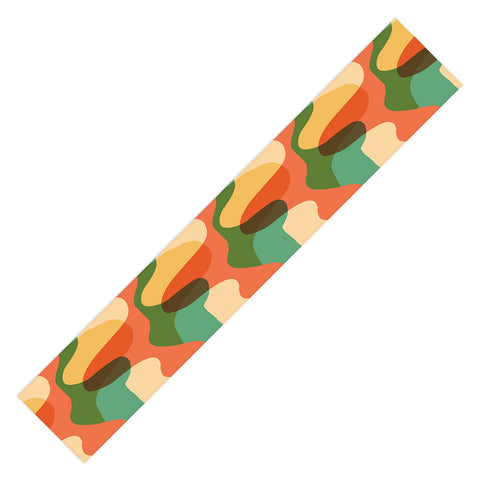justin shiels Vintage Drip Pattern Table Runner