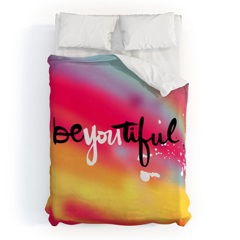 Kal Barteski beYOUtiful sunset Duvet Cover