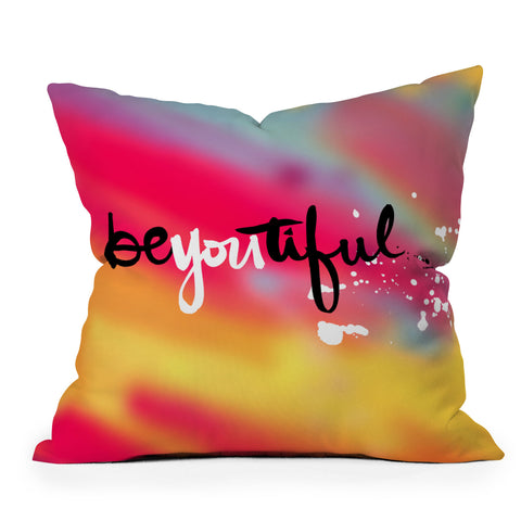 Kal Barteski beYOUtiful sunset Outdoor Throw Pillow