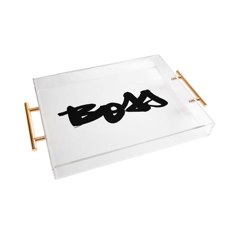 Kal Barteski BOSS Acrylic Tray