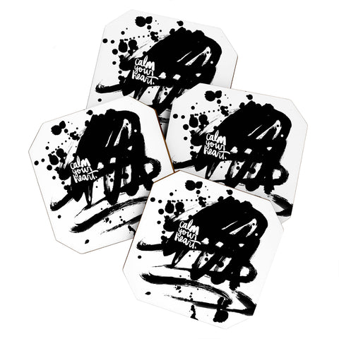Kal Barteski CALM YOUR HEART Coaster Set