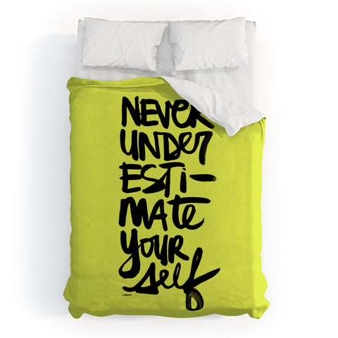 Kal Barteski Never Green Duvet Cover