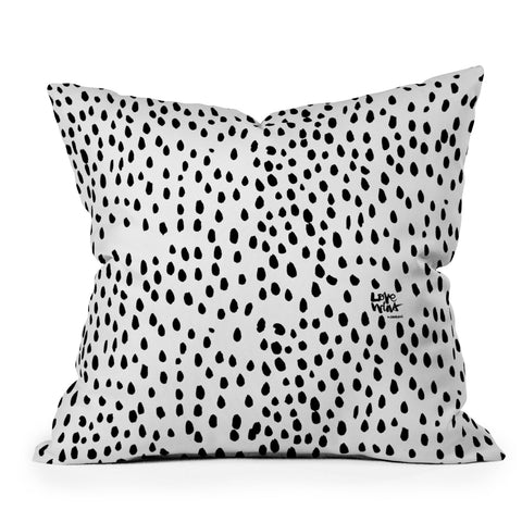 Kal Barteski SMALL DOTS Outdoor Throw Pillow