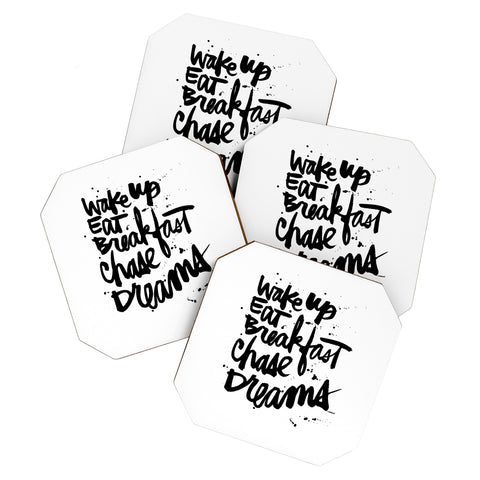 Kal Barteski WAKE UP Coaster Set