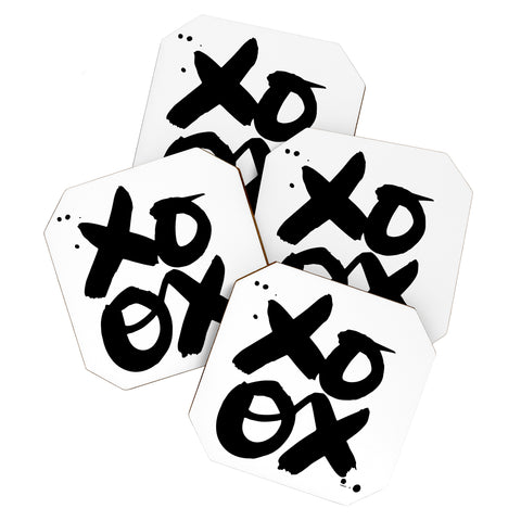 Kal Barteski XOXO bw Coaster Set