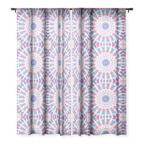 Kaleiope Studio Bohemian Mandala Sheer Window Curtain