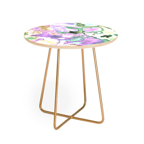 Kaleiope Studio Fractal Marble 3 Round Side Table