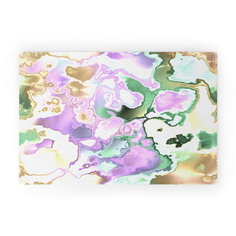 Kaleiope Studio Fractal Marble 3 Welcome Mat