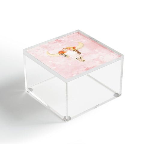 Kangarui Romantic Boho Buffalo Acrylic Box